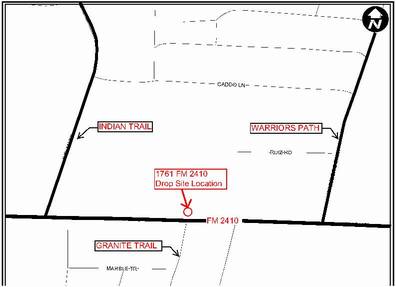 Map to the Drop Site.