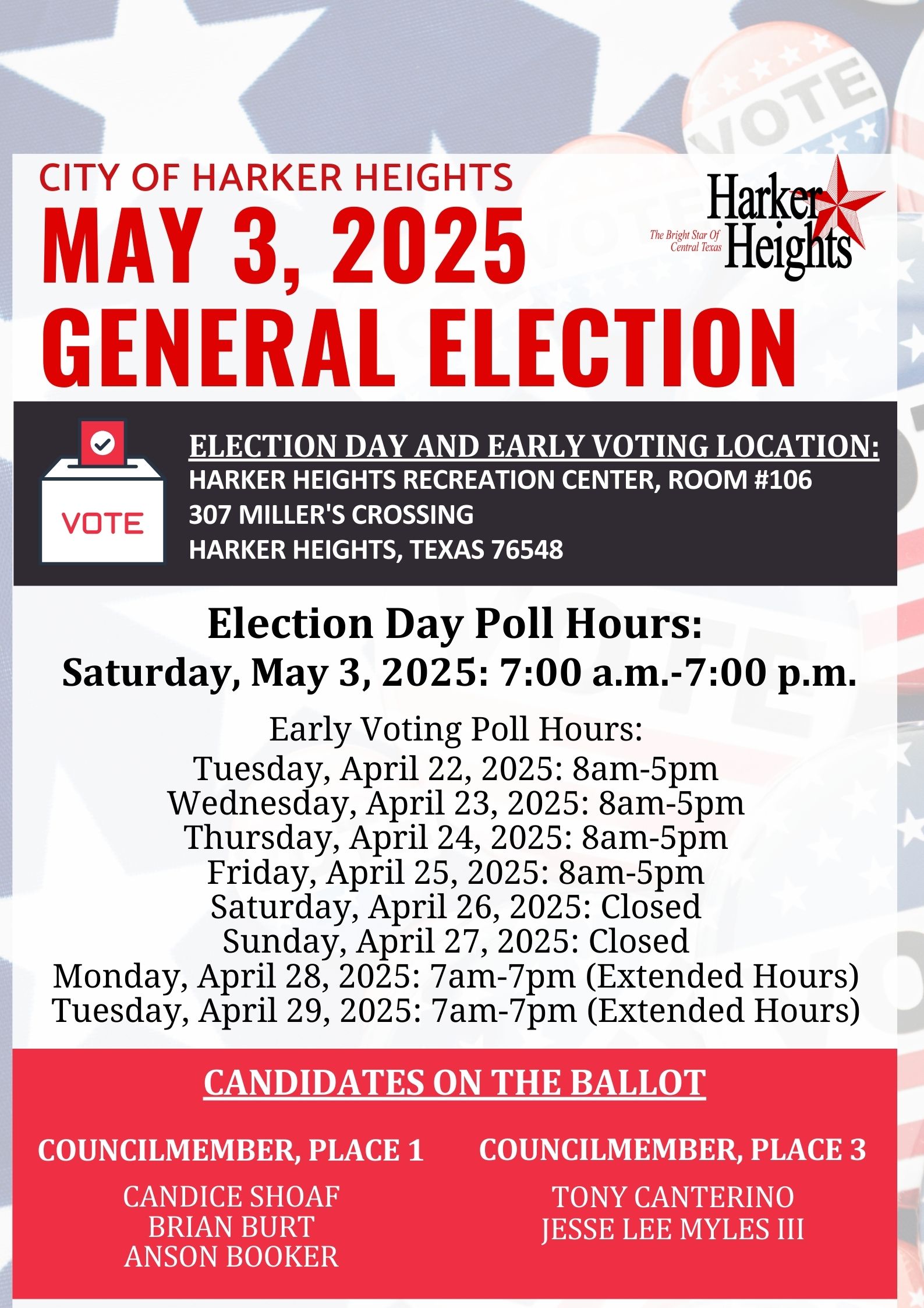 Election Flyer 2025
