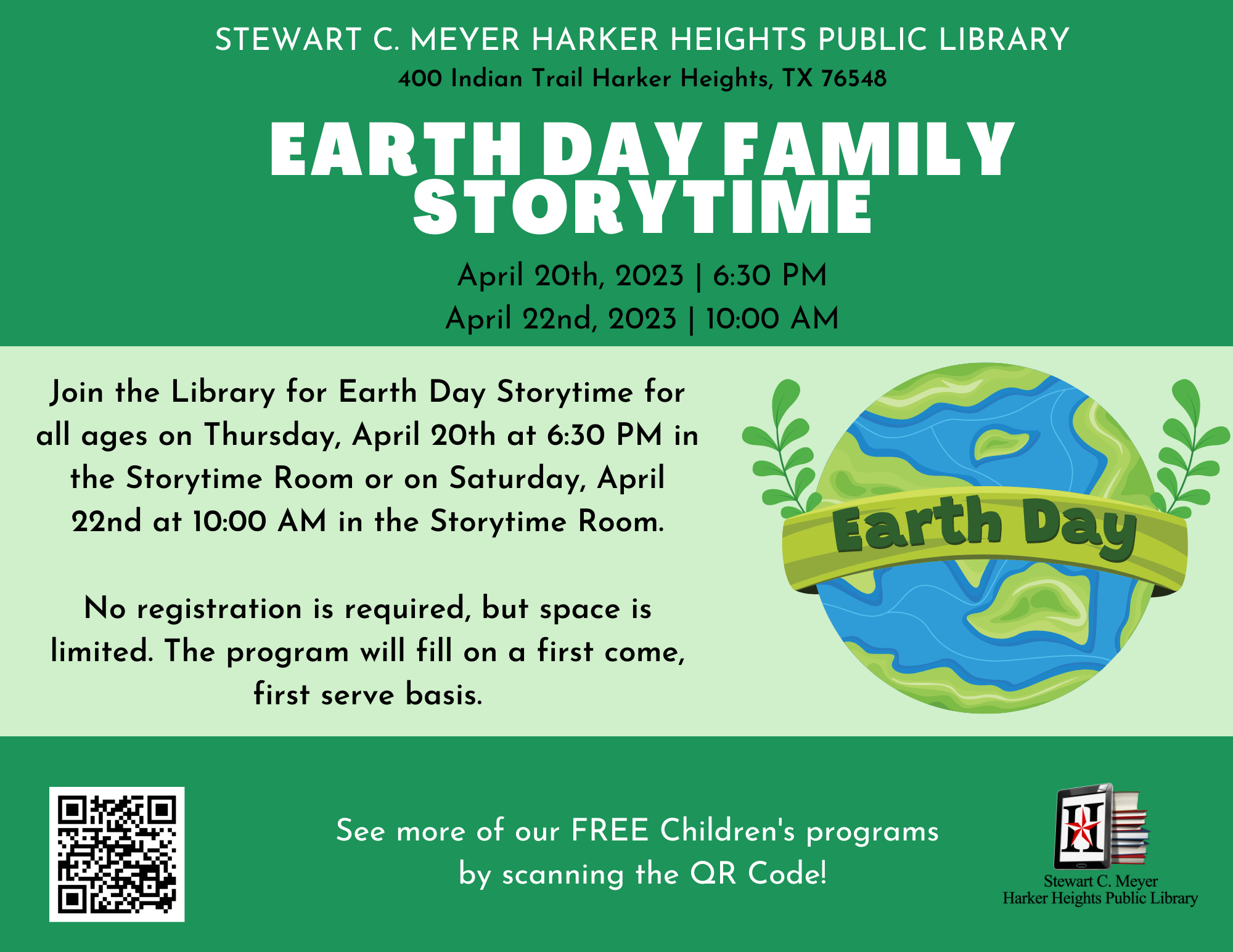Earth Day Storytime 04.20.23