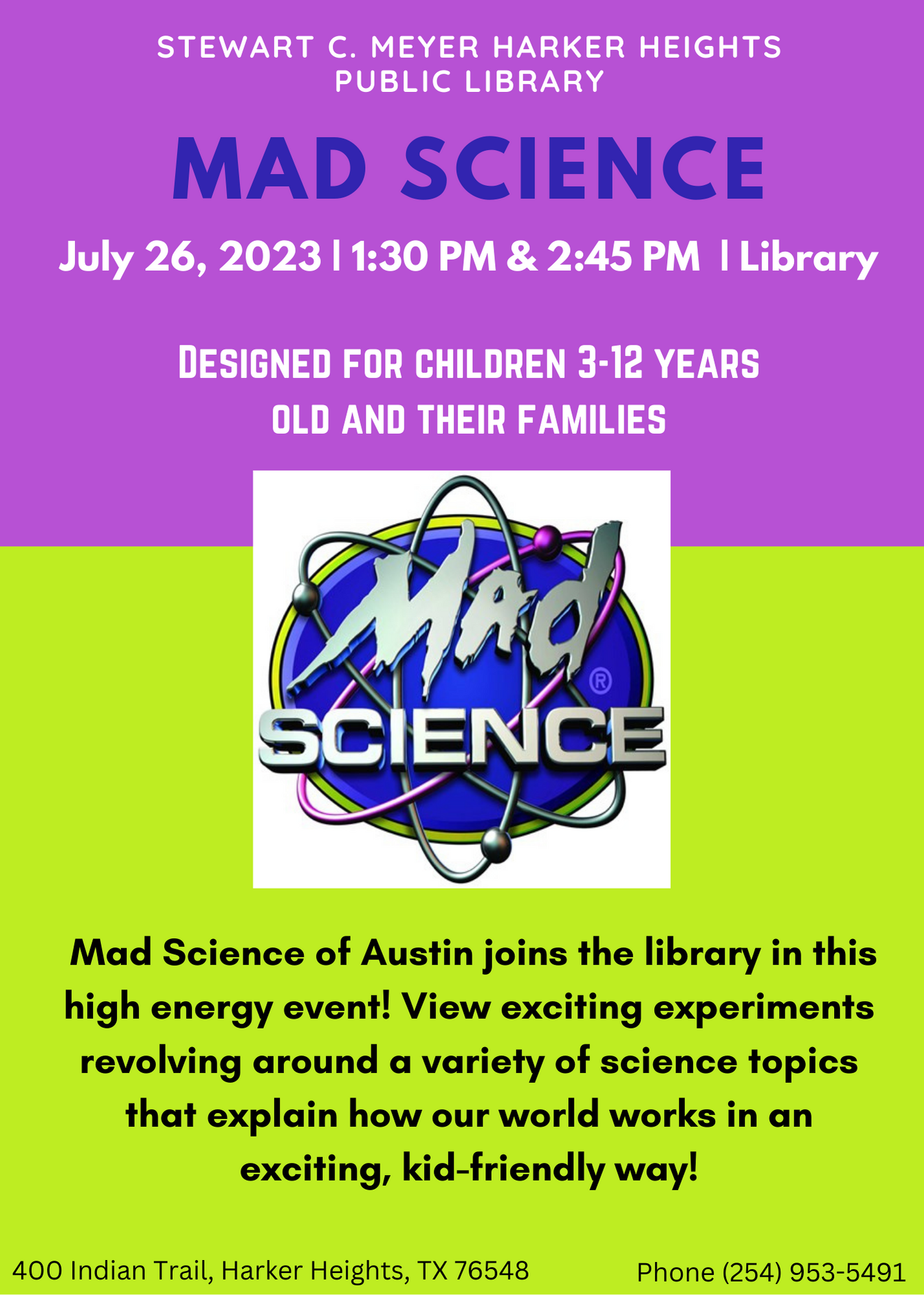 Mad Science 07.26.23