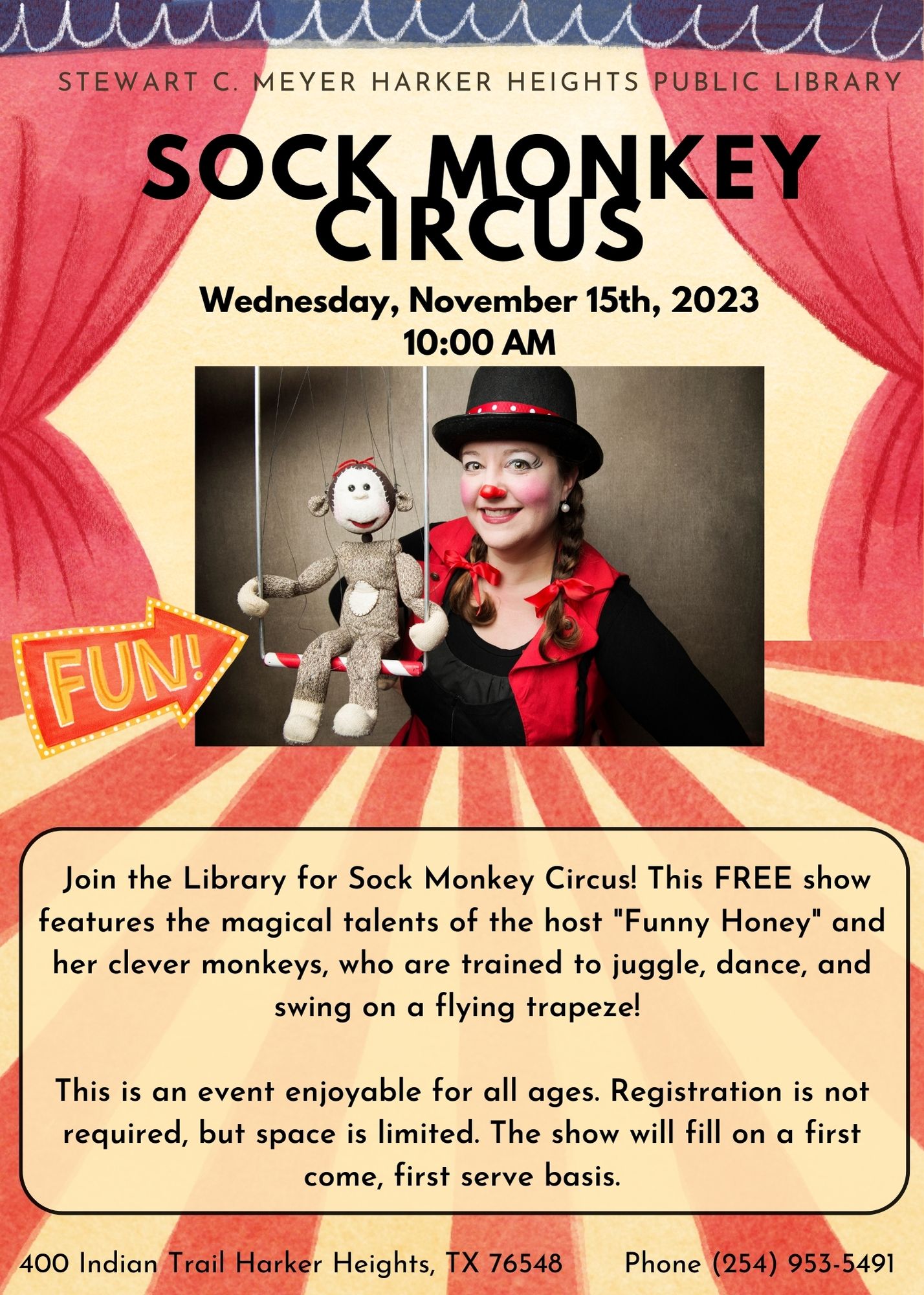Sock Monkey Circus 11.15.23