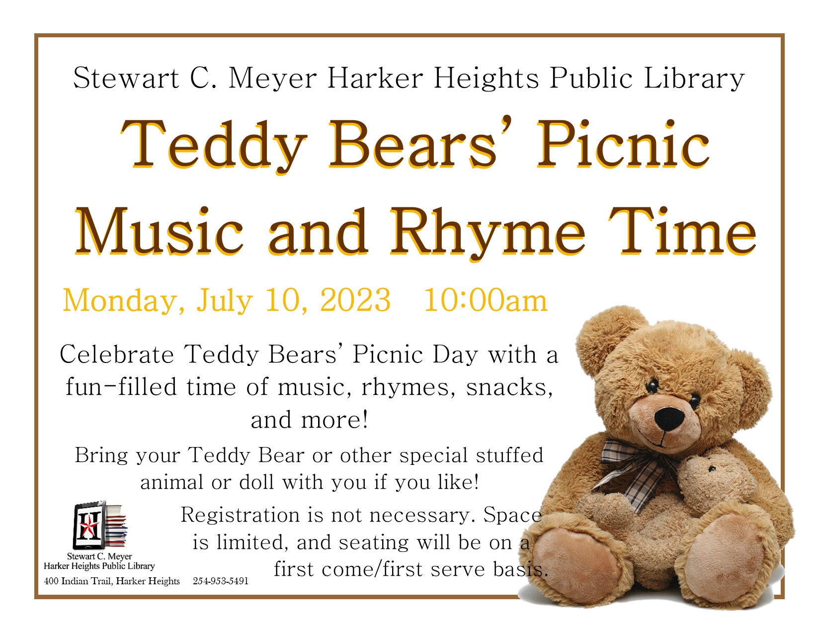 Teddy Bears Picnic Music Time 2023