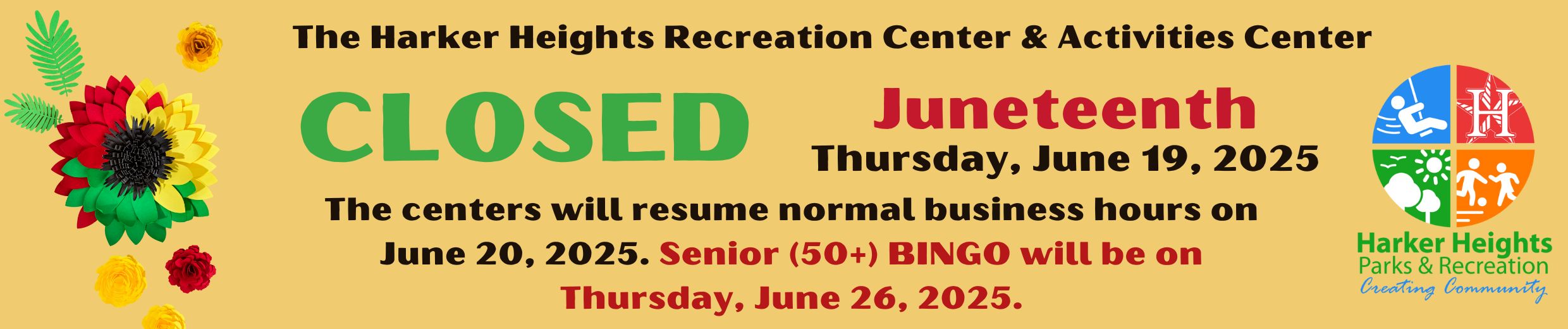 Closed Juneteenth 2025 Soundcloud Banner