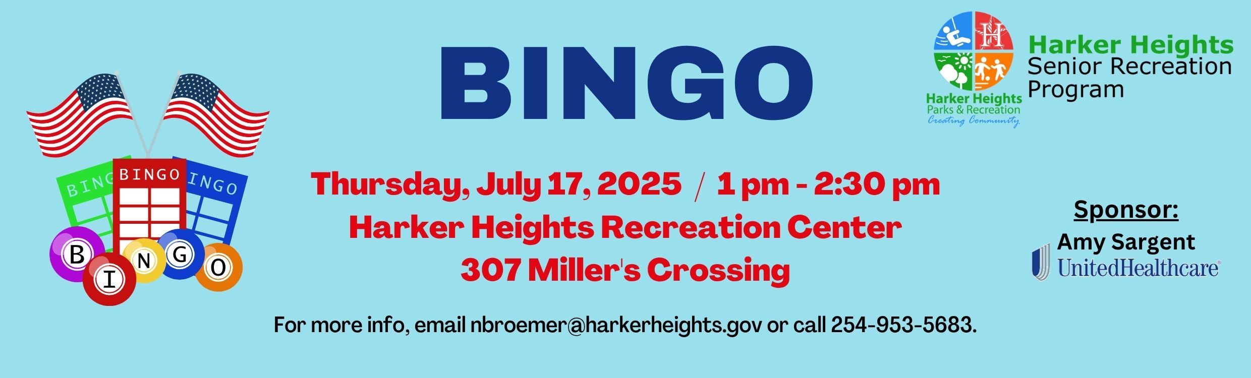 BINGO July 2025