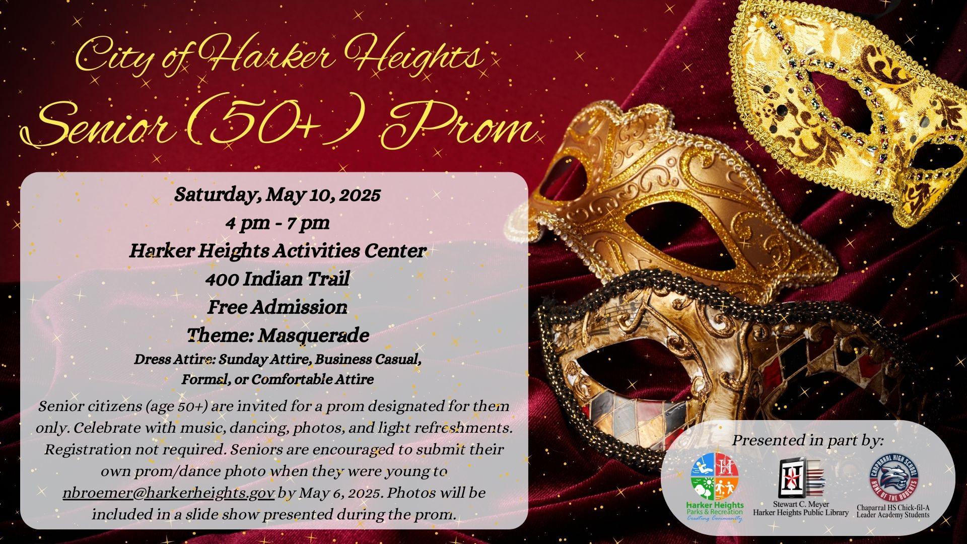 Senior 50 Prom May 2025