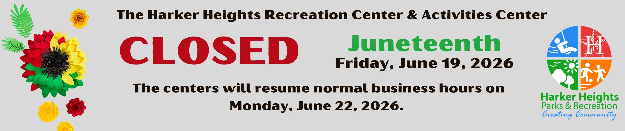 Juneteenth 2026 Closure
