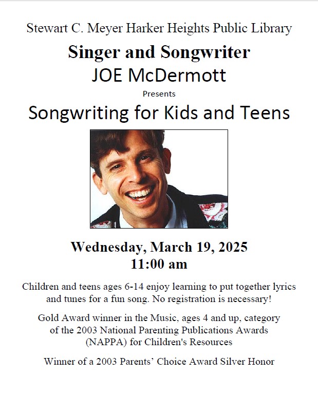 joe mcdermott 2025 songwriting workshop