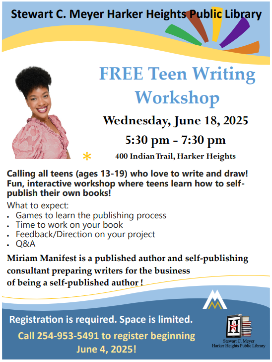 mirium manifest teen writing program 2025